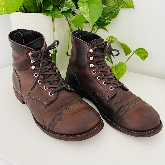 Red Wing Shoes Iron Rangers Amber 